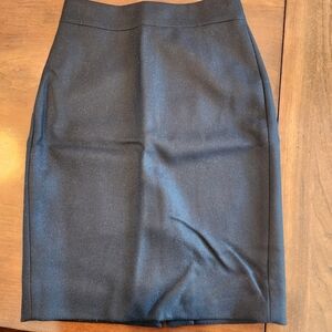 Black J. Crew No. 2 Pencil Skirt